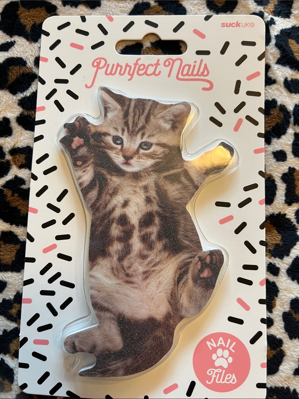 Cat Nail Files Set of 3- Assorted Brown/Orange Kitten Designs - Picture 4 of 6